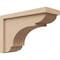 Ekena Millwork 5"W x 15"D x 10"H Classic Bryant Rough Cedar Woodgrain TimberThane Corbel, Primed Tan CORUR05X15X10BRYRCPR - alternate 1